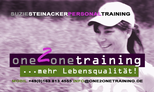 on2one training ... mehr Lebensqualität!